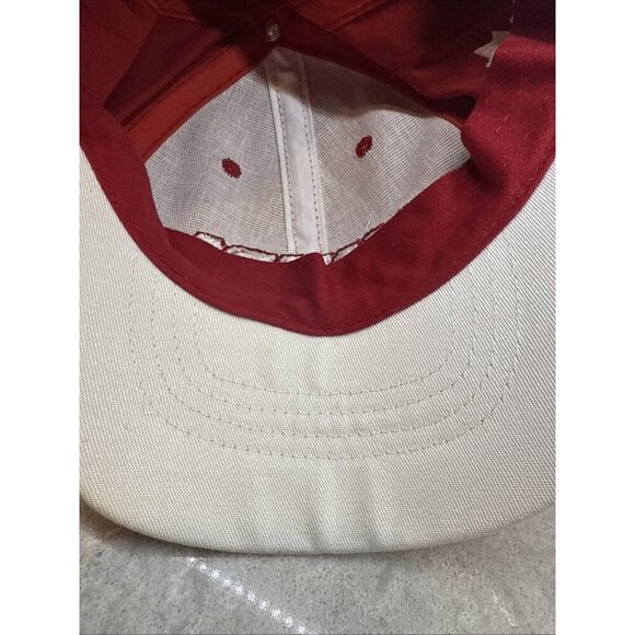 Vintage 2006 Torino Winter Olympics Adjustable Red Baseball hat Cap. HBC. New! - Picture 7 of 8